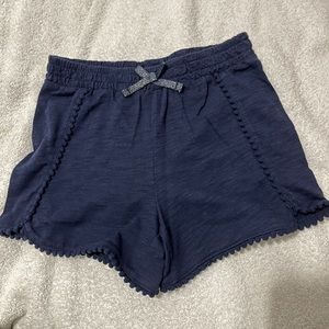 Girls Navy Blue Shorts